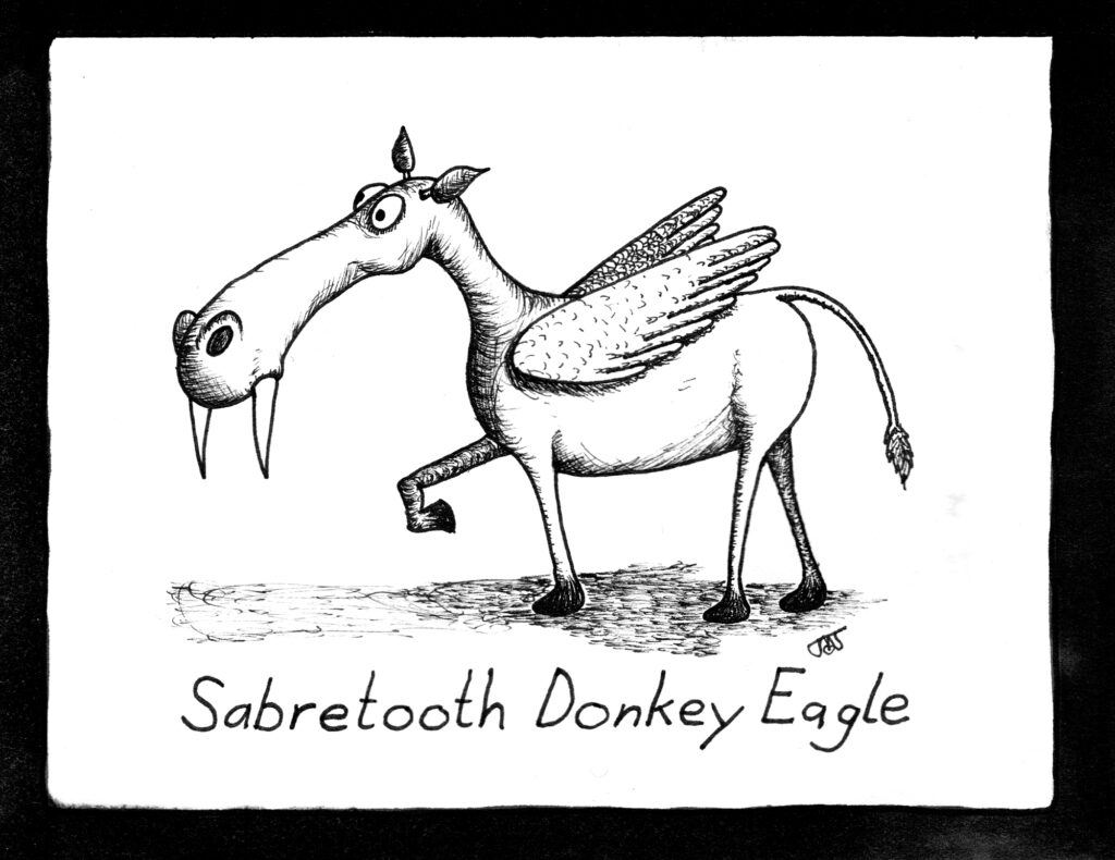 Sabretooth Donkey Eagle